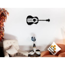 Klasik Gitar Metal Duvar Dekoru
