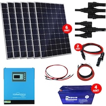 Teknovasyon Arge Güneş Enerjisi Bağ Evi Solar Paketi 5kva İnverte N11.968