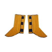 Homyl 2 Adet Kaynak Bot Kılıfı Deri Spats Isıya Dayanıklı Homyl 2 Adet Kaynak Bot Kılıfı Deri Spats Isıya Dayanıklı