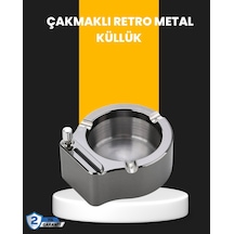 Yuvarlak Çakmaklı Küllük Dayanıklı Metal Yapı Mh-hs0101-7818