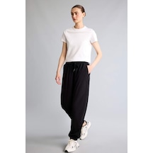 Defacto Standart Fıt Çift Cepli Jogger Paça Uzun Dokuma Sporcu Pantolon A2437ax26aubk81 Siyah-bk81