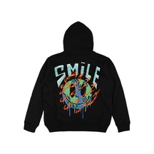Startmore Adrift Smile Siyah Oversize Unisex Kapüşonlu Sweatshirt Hoodie Siyah