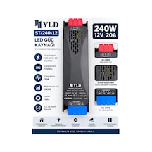 St-240-12 240w 12v 20a Slim Led Güç Kaynağı Led Trafosu , Switching Power Supply