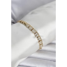 Xuping Zirkon Taşlı Gold Renk Kadın Bileklik Tj-bb8434 Tdrtr