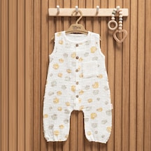 Tiffany Baby & Kids Tiffany Baby Müslin Sea Shell Theme Uzun Atlet Tulum 62024 Ekru