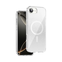 Onegif Apple İphone 17e Sora Simli Magsafe Kapak - Beyaz - Beyaz