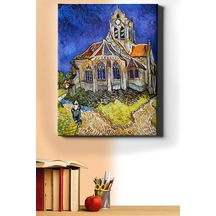 Webstyle Sayılarla Boyama Seti Kasnaklı Van Gogh Auvers'deki Kilise 40 X 50 Cm
