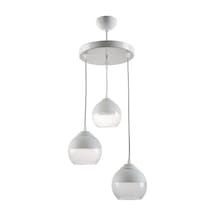 Mikro Modern Dekoratif Salon - Mutfak - Yatak Odası 3 Lü Camlı Sarkıt Avize Diğer
