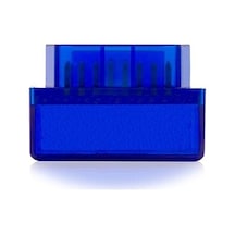 Elm327 Obt2a-s-b Süper Mini Araç Arıza Tespit Cihazı Obd2 V1.5, Mavi