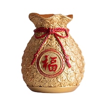 Suntek Çin Yeni Yılı Feng Shui Nimet Çanta Vazo Dekor Altın