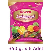 Ülker Lokumcuk Karışık Meyveli Yumuşak Şeker 6 x 350 G
