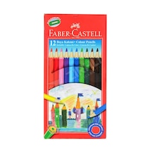 2 Adet Faber-castell Boya Kalem 12 Renk Tam Boy Çok Renkli