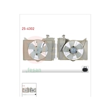Toyota Corolla Avensis Cam Su Bidonlu Yaris 1999-2005 Beyaz Kasalı Fan Motoru