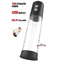 Erofoni Otomatik Vakumlu 27 Cm Type-c Şarjlı Yüksek Performans Odaklı Çift Mod Penis Pompası