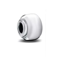 Fubena Mini Beyaz Murano Yüzük Charm