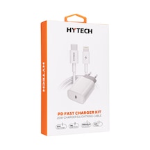 Hytech Hy-Xe40Pd Pd Kablo Seti 1Pd 20W Hızlı Ev Şarj Adaptör