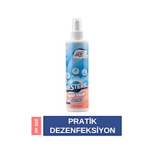 Resteril Doğal Alkolsüz Bebek Çocuk Dezenfektan Su Bazlı Hijyen Spreyi 200 ML