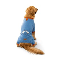Mavi Ducks Pijama Orta Ve Büyük Irk Köpek Pijaması - Köpek Tulumu - Köpek Kıyafeti 15 Kg-45 Kg