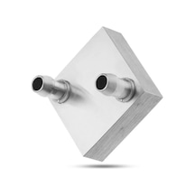 4x4cm Sıvı Su Aluminyum Soğutucu Blok 90 Derece Cpu Gpu Anakart Xbox Lazer Kafa Soğutma