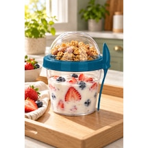 Emilahome Baby "n"take'n Go 500 Ml Beslenme Kabı &yoğurt Kabı & Mama Kabı Lacivert - 867622801 Lacivert