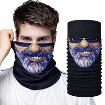 Sakallı - 769 - Yüz Desenli Baf Buff Çok Amaçlı Boyunluk &amp Maske - Dpmıx-hb - 1 No