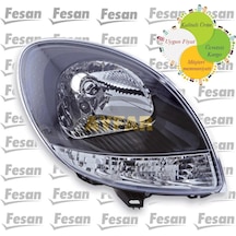 Renault Kangoo Sol Ön Far Makyajlı Kasa Siyah Çerçeveli 2008--200