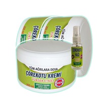 Çörek Otu Kremi 3 Adet 200 Ml Yeşil Kavanoz + 30 Ml Çörek Otu Yağı Diğer