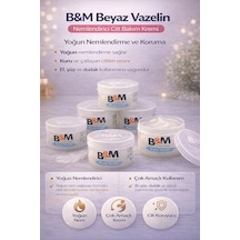 B&amp M Beyaz Vazelin Nemlendirici Cilt Bakım Kremi Çok Amaçlı Yoğun Nemlendirici 6 Adet