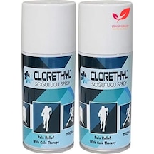 Clorethyl Soğutucu Sprey 150 Ml 2  Adet Çok Renkli