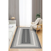 West Home Dijital Baskı Yıkanabilir Kaymaz Taban Mutfak Halısı Salon Halısı Ve Yolluk Wh 537 Black