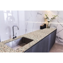 Tezgah Üstü Fayans Kaplama Folyosu Mutfak Tezgahı Kaplama Granite Marble Design