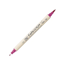 Zig Fabricolor Twin - Çift Uçlu Kumaş Kalemi - Dark Pink
