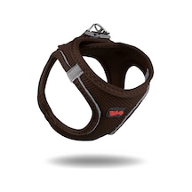 Air-Mesh Küçük ve Orta Irk Kedi Köpek Göğüs Tasması - Yumuşak, Nefes Alabilir, Dayanıklı KAHVRENGİ 2XS