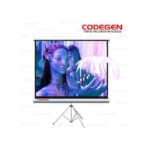 Codegen TX-18 180x180cm Tripod Projeksiyon Perdesi