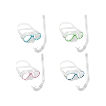 Cressi Junior Perla Maske - Mini Gringo Şnorkel Set Clear/pınk Clear-Pink