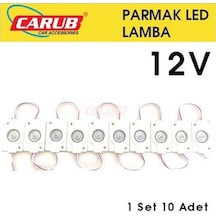 Mercekli Parmak Led Lamba Seti 10 Adet Beyaz 12V BR0409939
