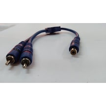Rca Kablo - Y - 2 Erkek - 1 Dişi - 20 Cm