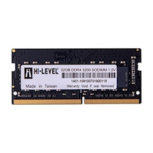 32 Gb Ddr4 3200mhz Cl22 1.2v Sodımm Hlv-sopc25600d4/32g