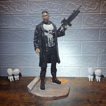 The Punisher Frank Castle El Yapımı Koleksiyon Figürü 27 Cm