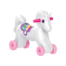 Dolu Unicorn Sallanan Tekerlekli At