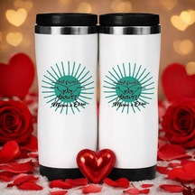 Bk Gift Kişiye Özel Best Friend Tasarımlı İkili Çelik Termos Bardak -1, Sevgiliye Hediye, Sevgililer Günü Hediyesi Kobitmeyencom36301 Bk Gift Renkli