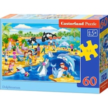 Castorland 60 Parça Çocuk Puzzle Yunus Balığı Akvaryumu