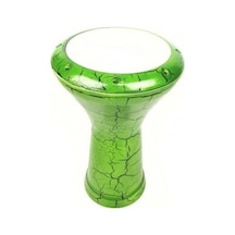 Vd-3043sye Vatan Çömlek Çatlak Boya Darbuka Siyah-yeşil