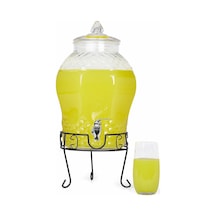 Cam Şerbetlik Musluklu 10 Litre