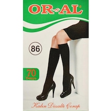 Oral Bayan Dizaltı Çorap Kalın 70 Denye Yeşil Kutu 1 Çift