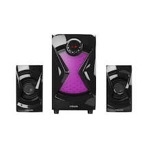 Mikado MD-370BT 2+1 38 W BT/AUX/USB/FM/LED Işıklı Multimedya Hoparlör
