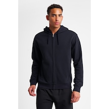 Lescon Erkek Fermuarlı Kapüşonlu Sweatshirt 25s-1263-25n Lacivert
