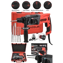 Assur ASR521 850 W Darbeli Kırıcı Delici Hilti Kırmızı