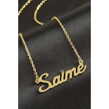 Depomıx Saime İsimli Kolye -sarı altın 83887301