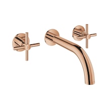 Grohe Atrio 3 Delikli Duvardan Lavabo Bataryası M Boyut 20661da0 Bakır